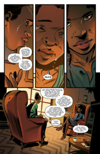 Flawed comic interior page
