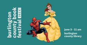 promo image for meeting Belle (Beauty and the Beast) and Spiderman