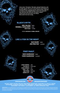 Black's Myth volume 2 issue 1 credits page