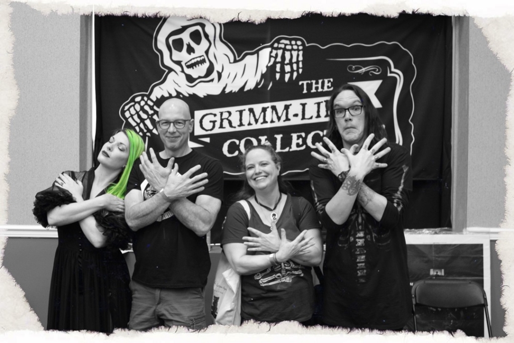 Michael and Jessica from The Grimm Life Collective with Joe and Amber