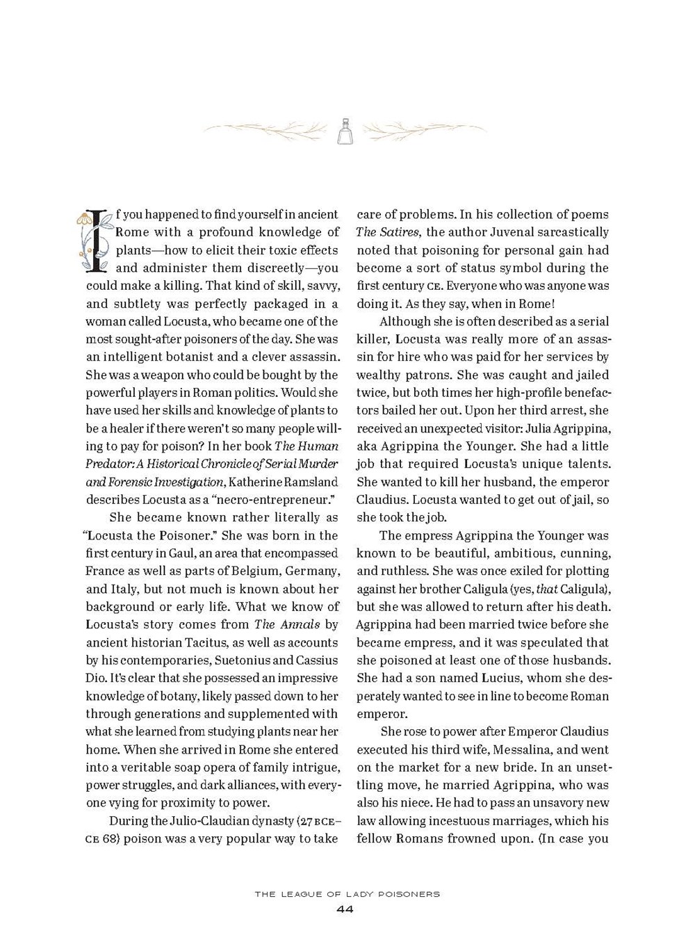 Lady Poisoners Locusta text1