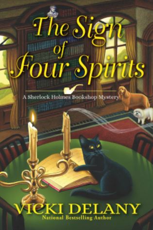 The Sign of Four Spirits by Vicki Delany cover
