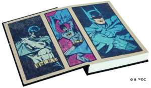 hardcover Batman Folio opened