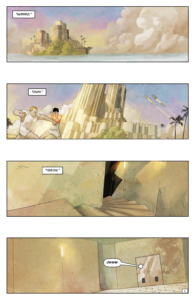 AHOY! Comics Deadweights issue 3 interior page 1 with colors and letters created by TYRONE FINCH and SEBASTIÁN PIRIZ with lettering by Rob Steen
