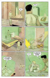 AHOY! Comics Deadweights issue 3 interior page 3 with colors and letters created by TYRONE FINCH and SEBASTIÁN PIRIZ with lettering by Rob Steen
