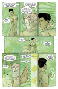 AHOY! Comics Deadweights issue 3 interior page 5 with colors and letters created by TYRONE FINCH and SEBASTIÁN PIRIZ with lettering by Rob Steen