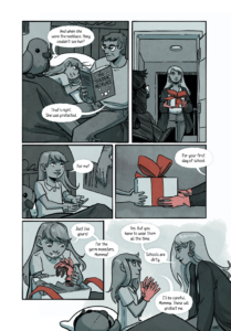 Abrams/Amulet Books The Harrowing interior page 10 writer Kristen Kiesling artist Rye Hickman
