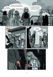 Abrams/Amulet Books The Harrowing interior page 11 writer Kristen Kiesling artist Rye Hickman