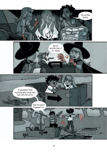 Abrams/Amulet Books The Harrowing interior page 13 writer Kristen Kiesling artist Rye Hickman
