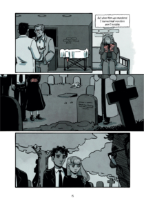 Abrams/Amulet Books The Harrowing interior page 15 writer Kristen Kiesling artist Rye Hickman