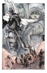 Image Comics Bear Pirate Viking Queen by Sean Lewis and Marks Barravecchia trade paperback volume 1 interior page 1
