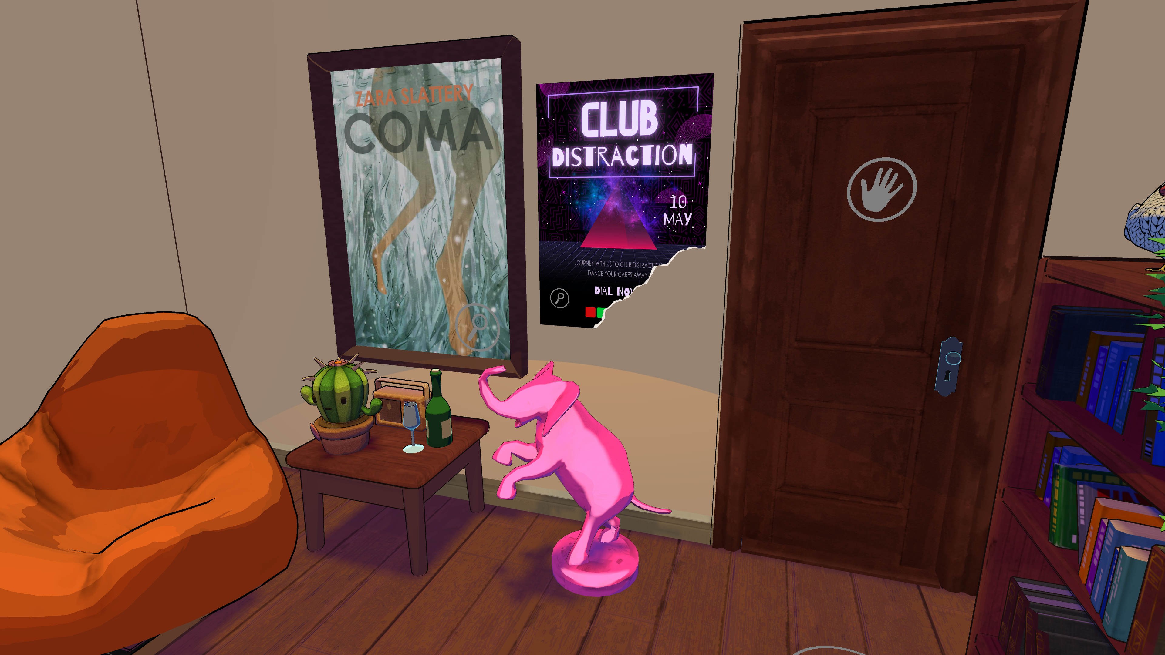 SheCouldFly In-Game Image Lounge Club Distraction Elephant