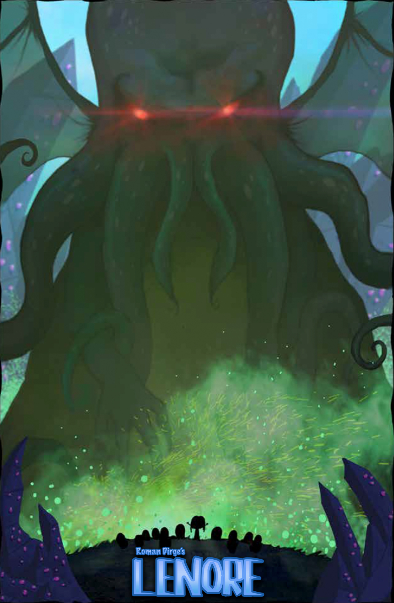 Great news! Roman Dirge’s Lenore is back after seven years! Amber