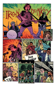 Dark Regards comic book from Oni Press interior full colored page writer/creator: Dave Hill series artist: Artyom Topilin