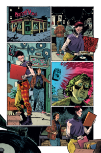Dark Regards comic book from Oni Press interior full colored page writer/creator: Dave Hill series artist: Artyom Topilin