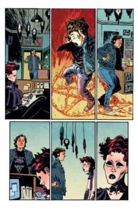 Dark Regards comic book from Oni Press interior full colored page writer/creator: Dave Hill series artist: Artyom Topilin