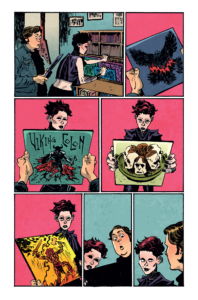 Dark Regards comic book from Oni Press interior full colored page writer/creator: Dave Hill series artist: Artyom Topilin