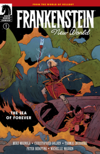 Frankenstein New World: The Sea of Forever comic book cover