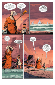 Frankenstein New World: The Sea of Forever interior full color page