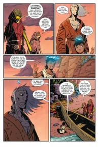 Frankenstein New World: The Sea of Forever interior full color page