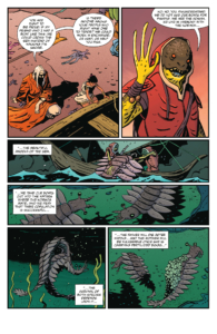 Frankenstein New World: The Sea of Forever interior full color page