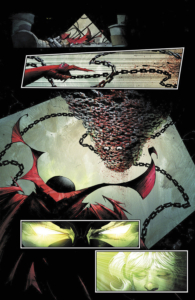 Spawn the Curse of Sherlee Johnson 1 interior page unlettered