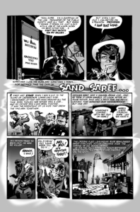 Will Eisner interior page "Sand Saref" black and white