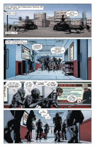 Lazarus Fallen interior page 1 by Greg Rucka and Michael Lark Image Comics