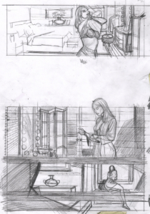 You'll Do Bad Things interior page pencils by Adriano Turtulici Image Comics