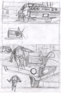You'll Do Bad Things interior page pencils by Adriano Turtulici Image Comics
