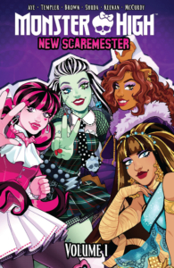 4 Monster High girls posing