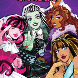 4 Monster High girls posing