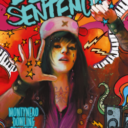 Death Sentence cover with Art Girl/Verity Monty Nero, Mike Dowling, Martin Simmonds