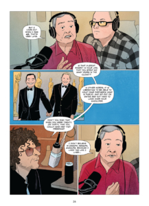 It Rhymes With Takei interior page showing George Takei and husband Brad on the Howard Stern show