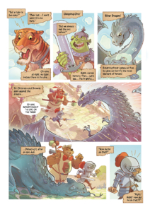interior page for "The Land of Unfinished Dreams" by writer Marco Daeron Ventura and illustrator Marco Ferraris IDW/TopShelf