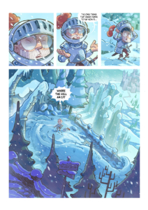 interior page for "The Land of Unfinished Dreams" by writer Marco Daeron Ventura and illustrator Marco Ferraris IDW/TopShelf