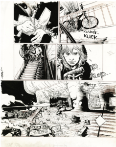 Paul Pope 2003 SPIDER-MAN 03 comic page with 5 panels
