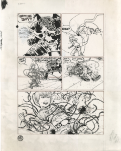 Paul Pope BATTLING BOY TEST PAGE 01 comic with 5 panels