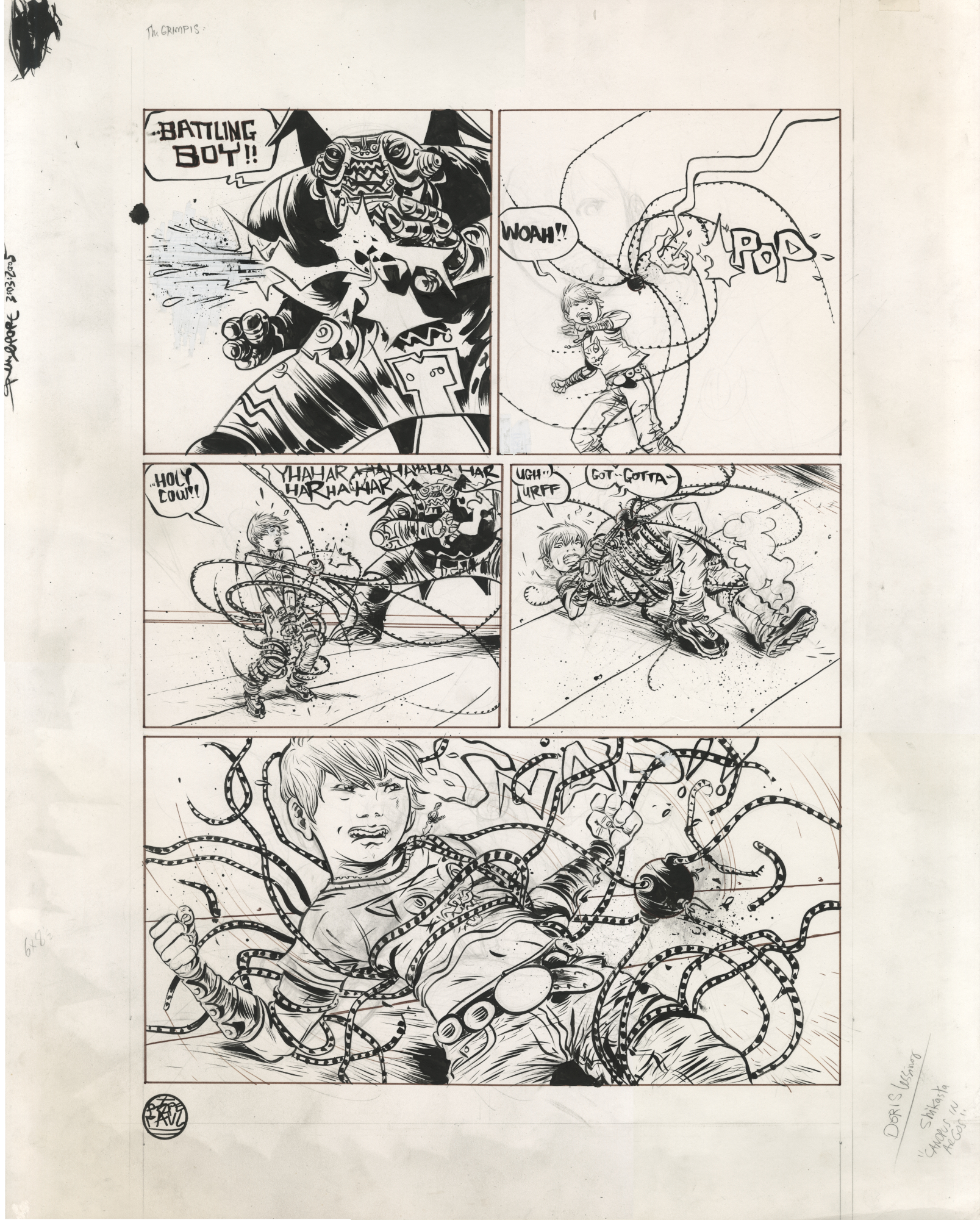 Paul Pope BATTLING BOY TEST PAGE 01