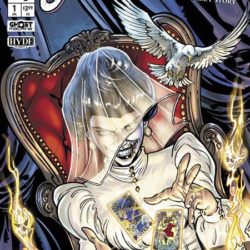 Sisterhood: A Hyde Street Story Cover A by Leiz & Alex Sinclair ghostly bride with tarot cards