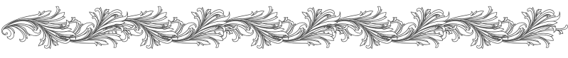 swirly leafy decorative gothic border