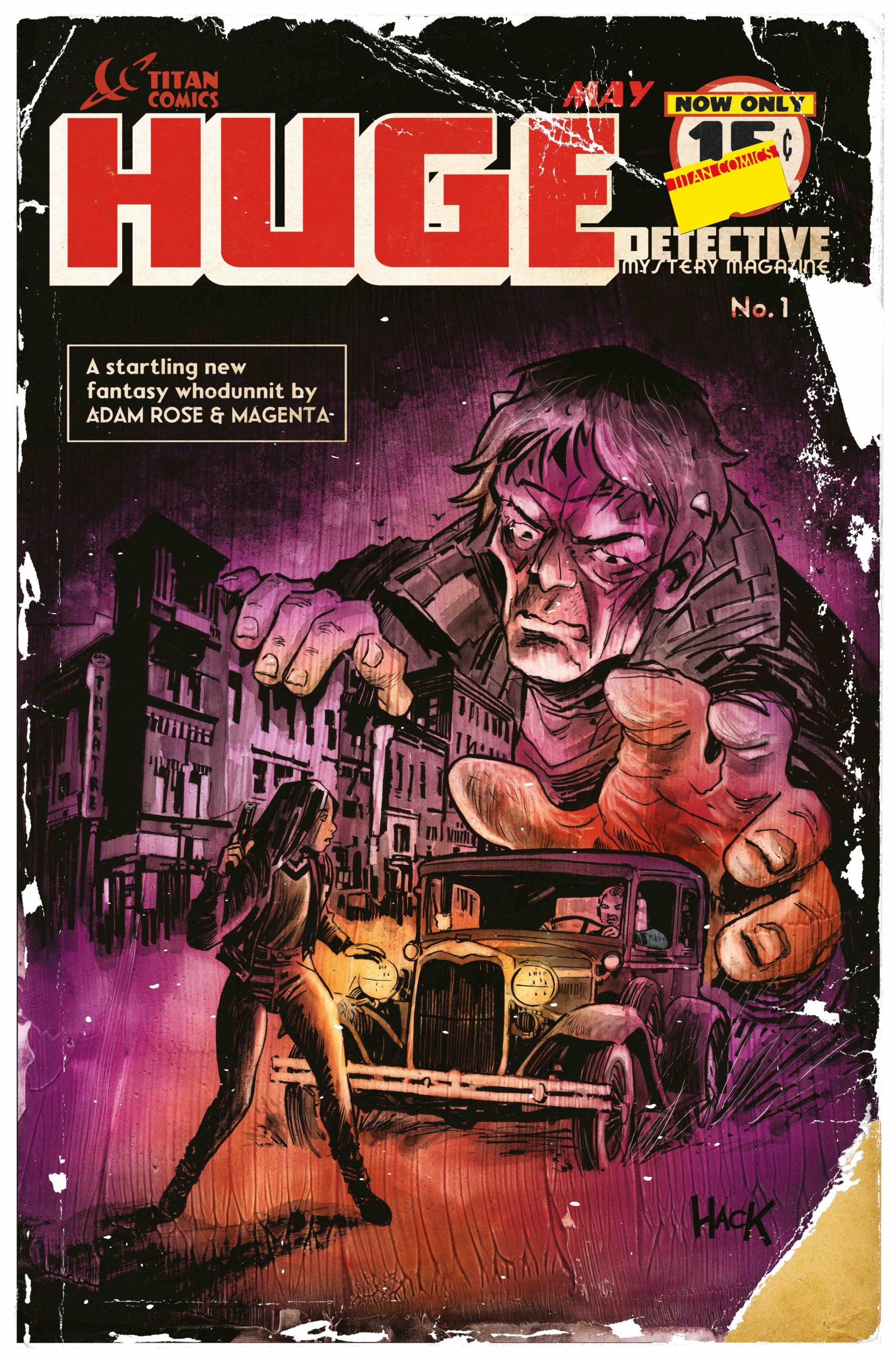 Huge Detective Cover D Robert Hack