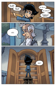 Patchwork Girl of Oz interior page colored and lettered by Otis Frampton