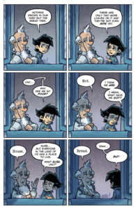 Patchwork Girl of Oz interior page colored and lettered by Otis Frampton