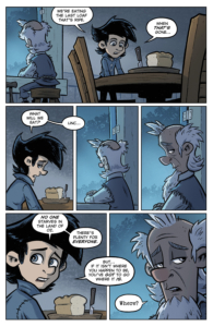 Patchwork Girl of Oz interior page colored and lettered by Otis Frampton