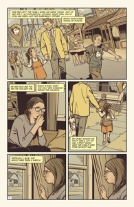 "Thanksgiving" interior page by (W) Mark Russell and (A) Mauricet from AHOY comics