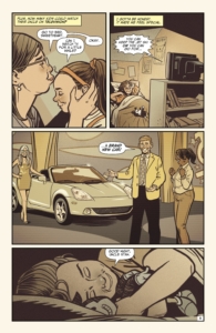 "Thanksgiving" interior page by (W) Mark Russell and (A) Mauricet from AHOY comics