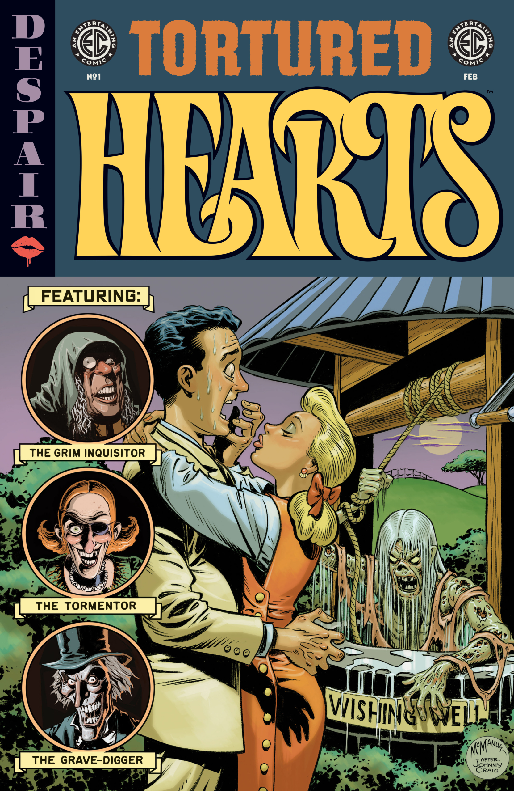 EC TORTURED HEARTS #1 – COVER D HOMAGE SOLICIT SOCIAL
