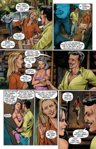 Tortured Hearts interior page 4 two couples talking