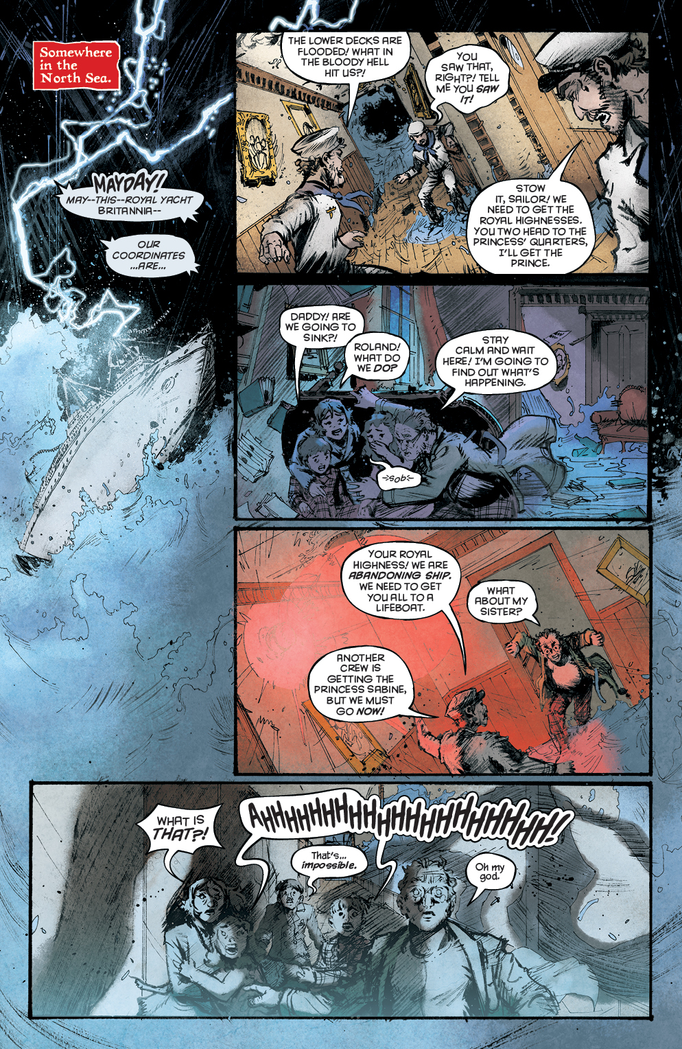 Exorcism at Buckingham Palace Preview Page 1